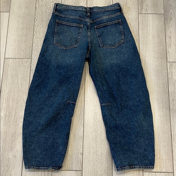 GAP Denim Barrel Blue Jeans-Size 8/29 Regular - Picture 6 of 9